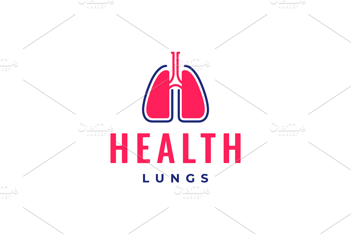 health lungs body colorful logo, a Branding & Logo Template by devastd