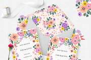 Vivid Flowers, clipart & patterns, a Graphic by Cozy pattern shop (Thumbnail 3 of 11)