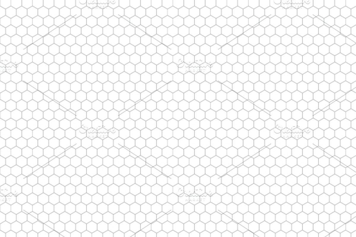 Gray hexagon grid on a4 sheet, a Pattern Graphic by BestPics