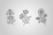 18 Paisley Floral Designs (Vector), an Object Graphic by BIOWORKZ (Thumbnail 5 of 5)