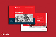 Annual Report | Canva, Indesign, a Brochure Template by ArtisticLand (Thumbnail 1 of 11)