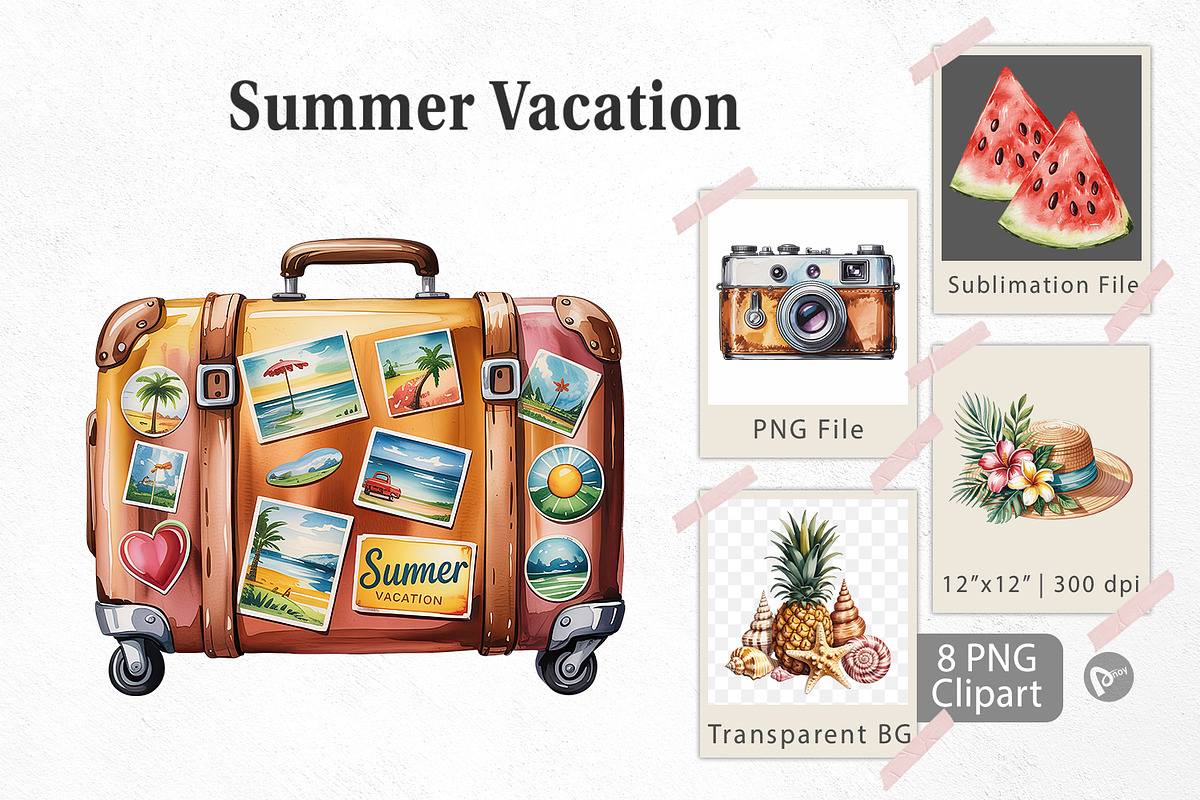 Summer Vacation, a Graphic by Artnoy (Photo 1 of 5)