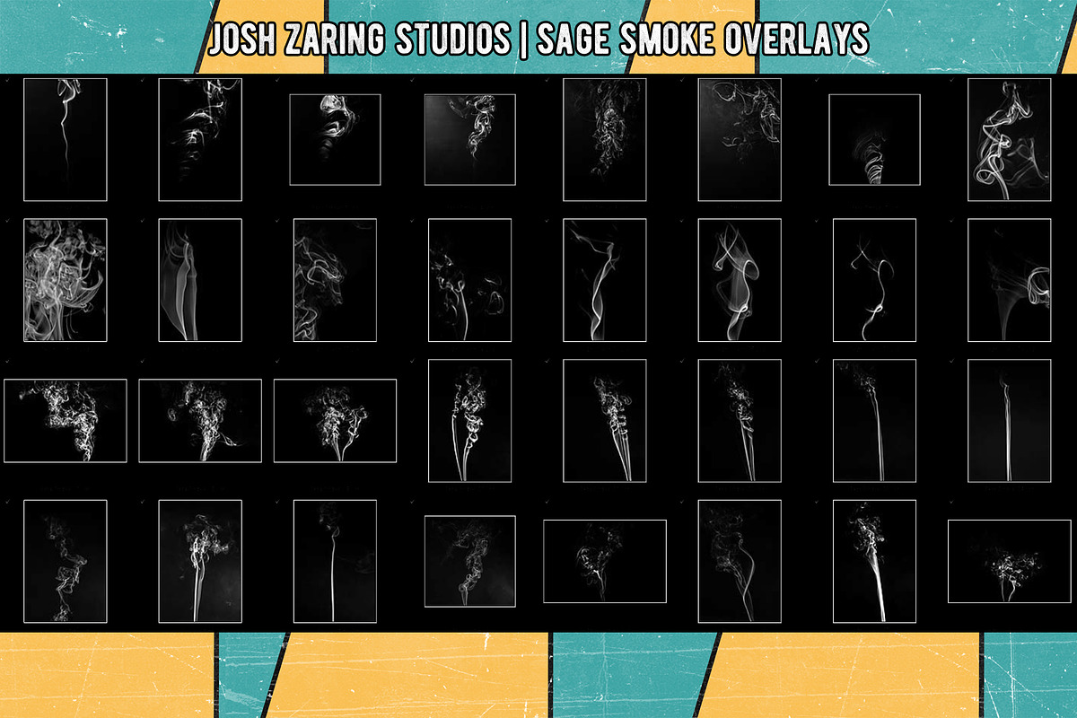Sage Smoke Overlays, a Texture Graphic by Josh Zaring Studios (Photo 2 of 3)