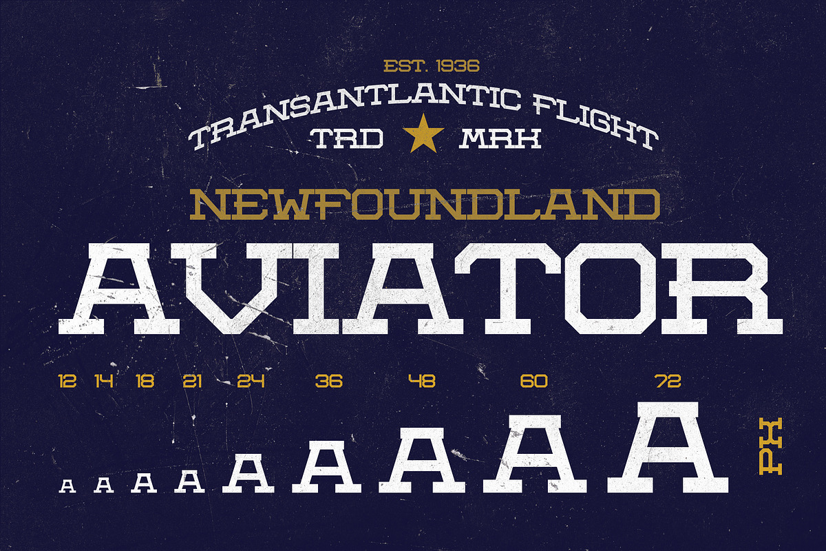 Aerotow Font, a Slab Serif Font by LeoSupply.co (Photo 3 of 8)