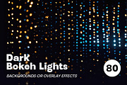Dark Bokeh Photo Overlay Effects, a Background Graphic by Deeezy (Thumbnail 3 of 14)