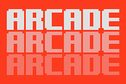 Arcade, a Sans Serif Font by Francisco Beltrán (Thumbnail 1 of 2)