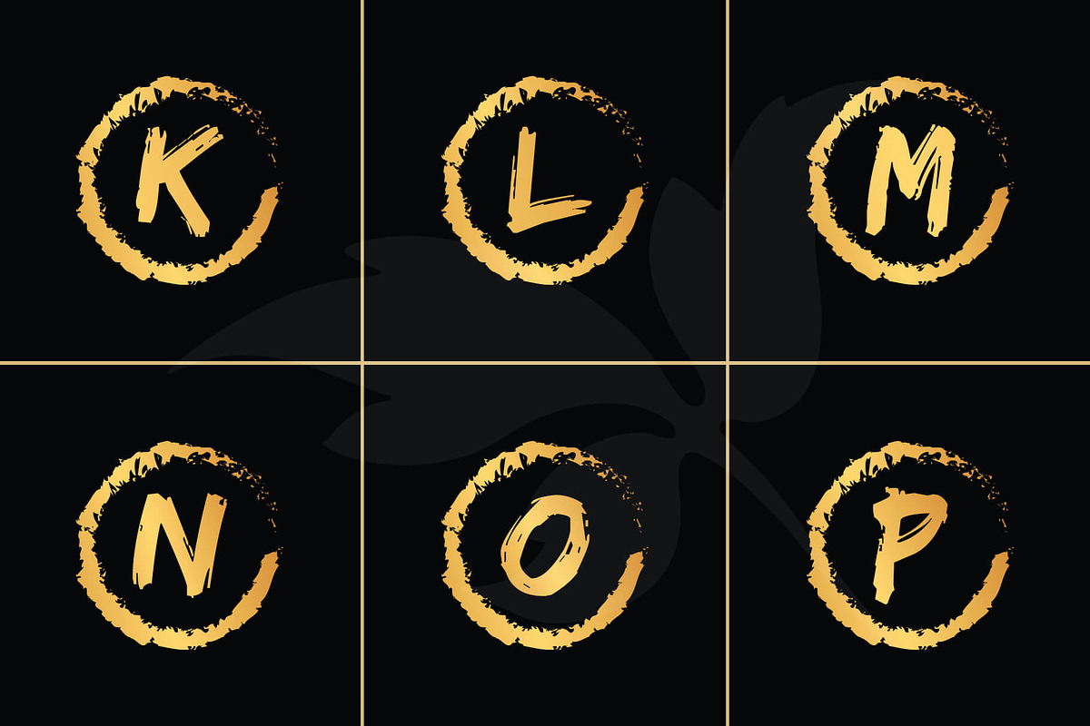 26 A-Z Alphabetic Letter Monograms, a Branding & Logo Template by Walldecorated (Photo 3 of 5)