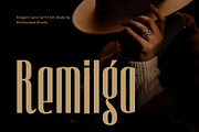 Remilga Elegant Serif Font, a Serif Font by RantautypeStudio (Thumbnail 1 of 15)