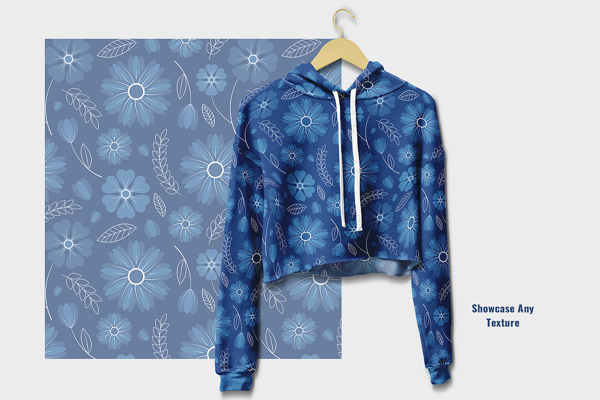 Hanging Crop Top Hoodie Mockup, a Hoody Mockup by Designertale (Photo 5 of 6)
