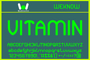 Protein font, a Sans Serif Font by weknow (Thumbnail 5 of 5)