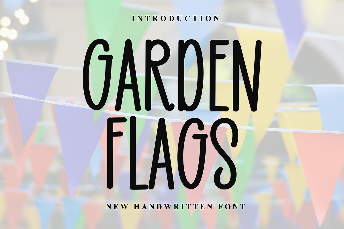 Garden Flags, a Serif Font by InermediaSTUDIO (Photo 8 of 8)