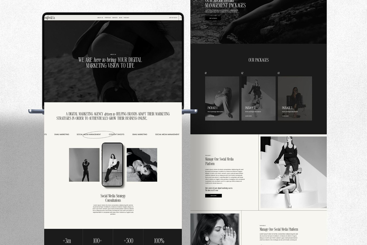 Showit Marketing Coach Website, an App Template by Digital&Chic (Photo 7 of 8)