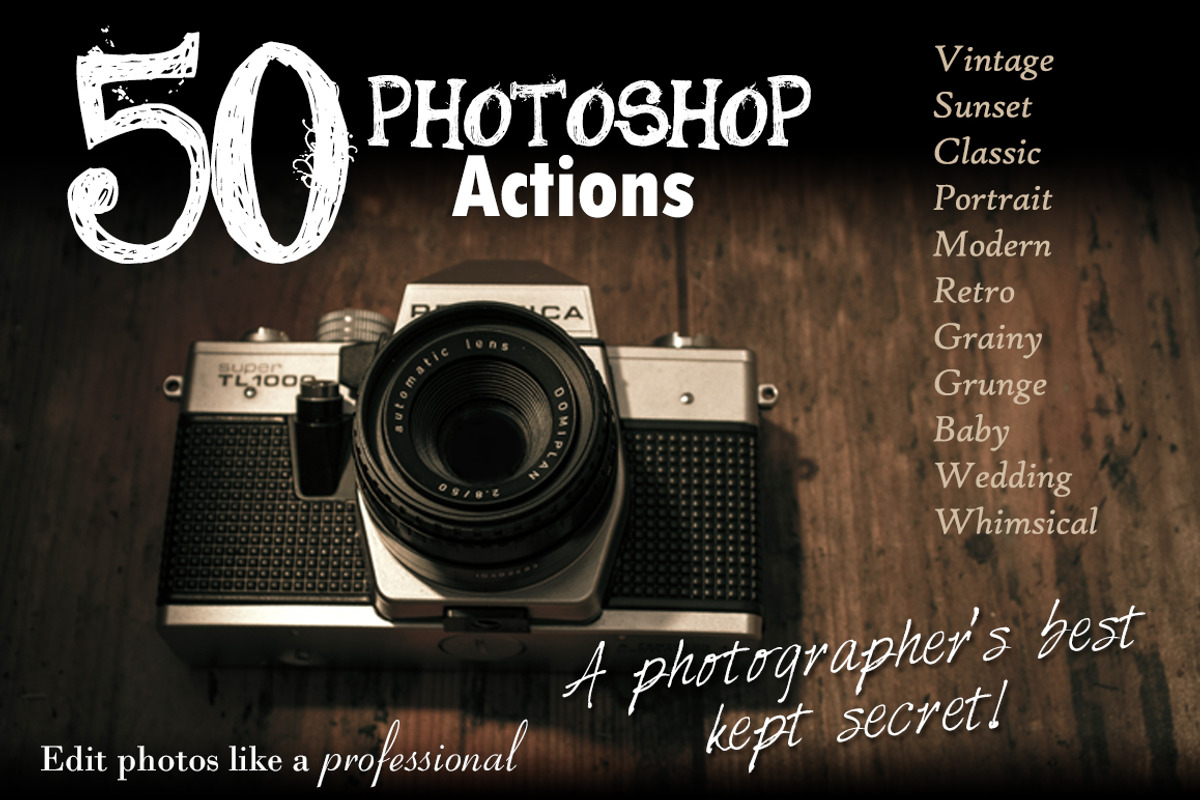 Photographer's Pack - 50 Actions preview 5