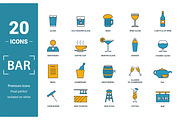 Bar Two Color Icon Set, an Object Graphic by Aimagenarium@gmail.com (Thumbnail 1 of 3)