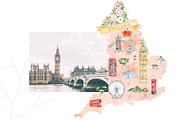Watercolor Map Creator Wedding, an Illustration by Kaya Fonts (Thumbnail 7 of 23)