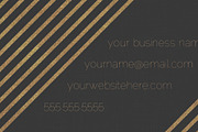 Black & Gold Glitter Business Card, a Business Card Template by Dream in Color Studio (Thumbnail 3 of 3)