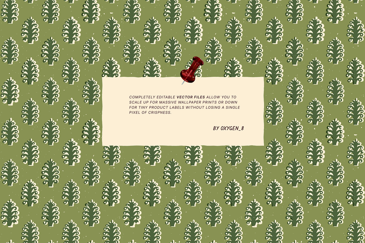 Block Print. Seamless Patterns, a Pattern Graphic by oxygen_8 (Photo 6 of 8)