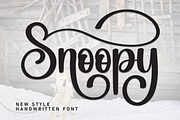Snoopy | Script Font, a Handwritten Font by Scratchones (Thumbnail 1 of 9)