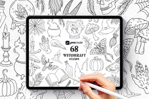 500 PROCREATE STAMPS BUNDLE