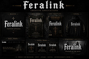 Feralink – Gothic Blackletter Font, a Blackletter Font by Wow Magic (Thumbnail 2 of 4)