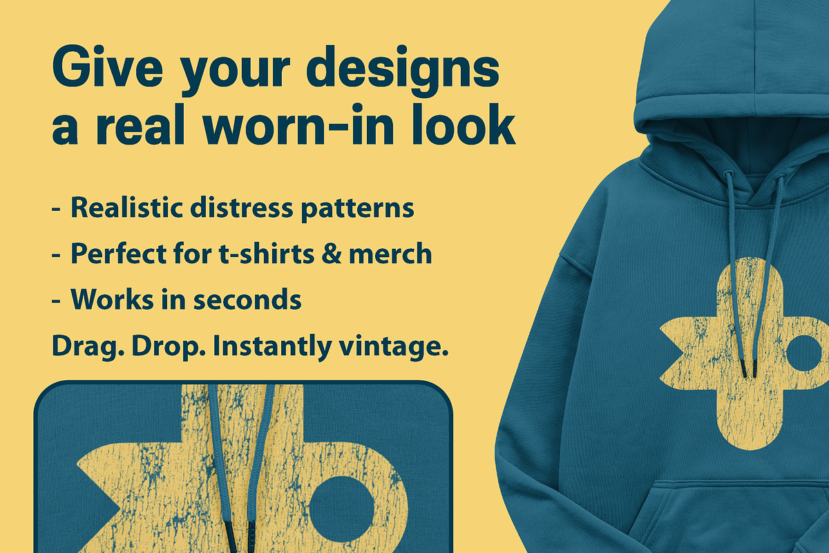 Vintage T-Shirt Texture Pack, a Brush Add-On by PeeperDesignStudio (Photo 4 of 6)
