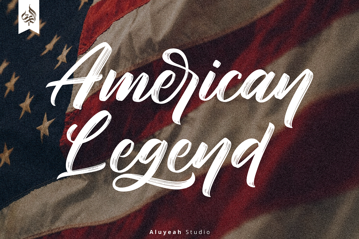 American Legend, a Script Font by Aluyeah Studio (Photo 1 of 14)
