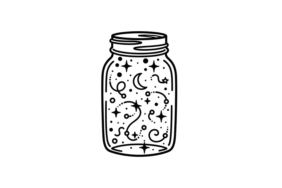 Cosmic Galaxy Jar Design Bundle, an Illustration by Creativeshirt (Photo 29 of 31)