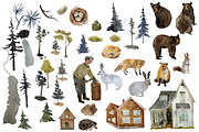 Forest Landscape Map Creator animals, an Animal Illustration by Bychovsky design (Thumbnail 8 of 8)