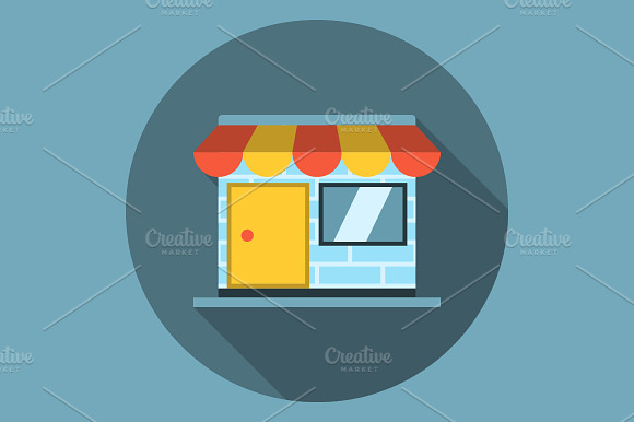 Store With Awning Icon