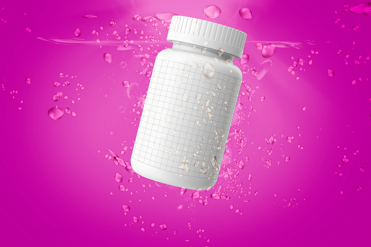 Pills Botle Vitamin Mockup, a Product Mockup by rogeriomarcos (Photo 6 of 11)