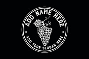 Vintage Wine logo template, a Branding & Logo Template by Veksy Logo Design Shop (Thumbnail 4 of 5)