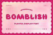 Bomblish – Playful Display Font, a Sans Serif Font by Almeera Std (Thumbnail 1 of 10)