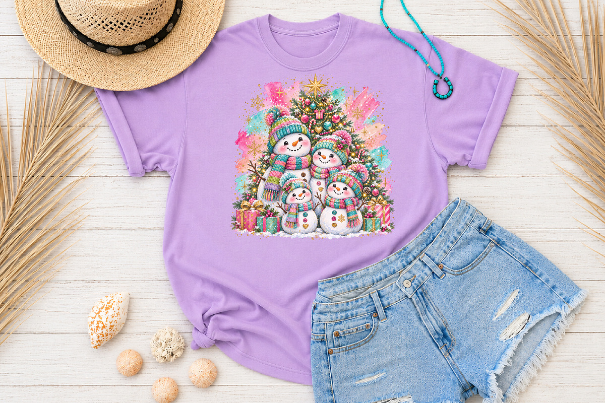 Snowman Family Christmas Sublimation, a Person Illustration by Rose Art (Photo 4 of 4)