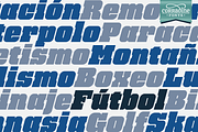 Bloque Italic, a Slab Serif Font by Corradine Fonts (Thumbnail 6 of 6)