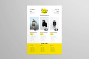 Photography Pricing Template Flyer, a Flyer Template by Meenom Templates (Thumbnail 1 of 5)