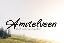 Amstelveen | Script Font
