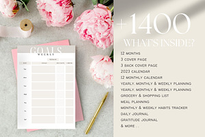 Yearly Printable Planner CANVA