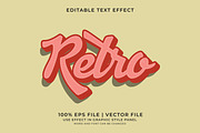 Retro Text Effects Bundle, a Layer Style Add-On by WM48 Shop (Thumbnail 13 of 17)