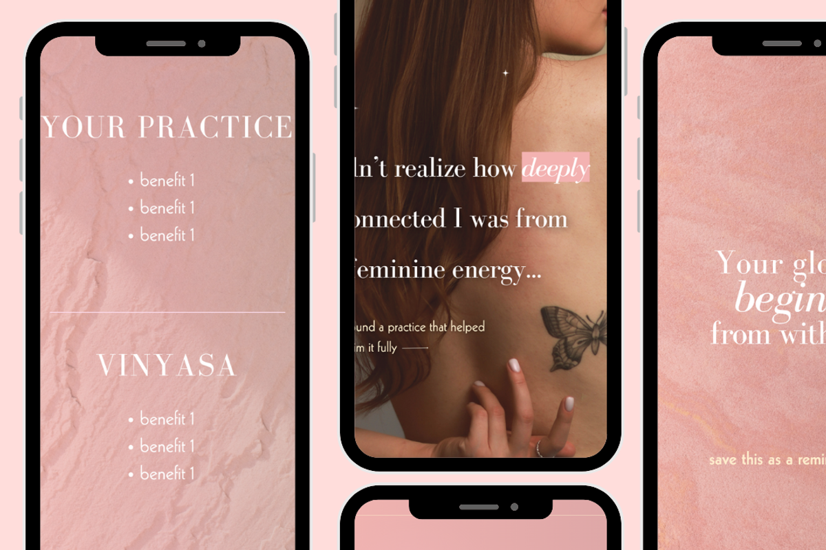 Glam Instagram Canva Templates preview 3