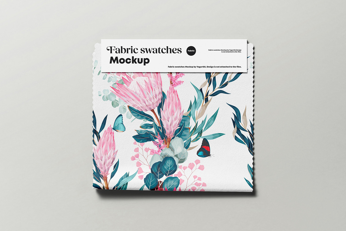 Fabric Swatches Mockup, a Household Mockup by Yogurt86 (Photo 2 of 11)