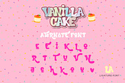 Vanilla Cake, a Font by BBtypeStudios (Thumbnail 9 of 9)