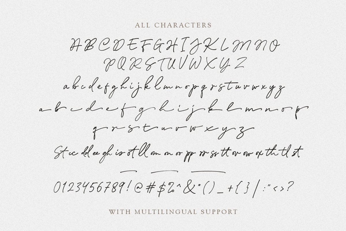 Mellodate - Signature Script, a Script Font by Letterhend Studio (Photo 9 of 9)