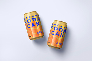 Soda Can Mockup