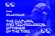 Acanica a Y2K Futuristic Font, a Sans Serif Font by Rasiorise Studio (Thumbnail 6 of 9)
