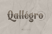 Qallégro | Original Handcrafted Font, a Sans Serif Font by Rochart (Thumbnail 1 of 12)