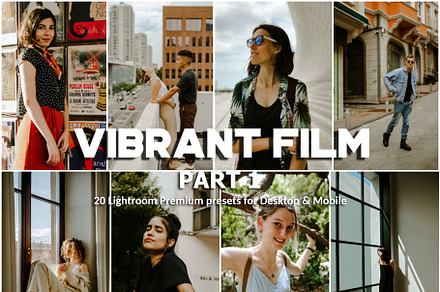 20 Lightroom Presets Vibrant Film p1