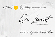 De Lionist - Handwritten Script Font, a Handwritten Font by Myn Type (Thumbnail 1 of 15)