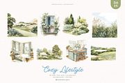 Cozy Lifestyle Collection, a Decorative Illustration by PeDe Designs (Thumbnail 9 of 19)