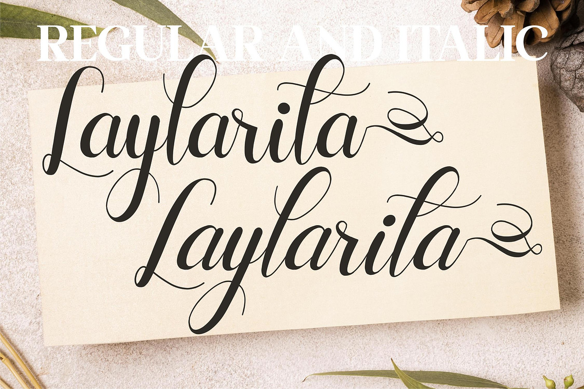 Laylarita Script LS, a Script Font by GranzCreative (Photo 14 of 21)