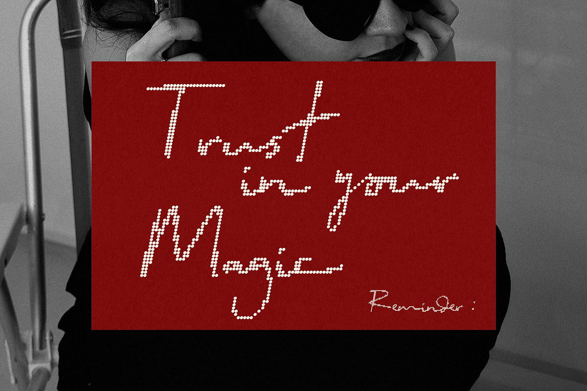 CS Wardine Disco, a Script Font by Craft Supply Co. (Photo 4 of 8)